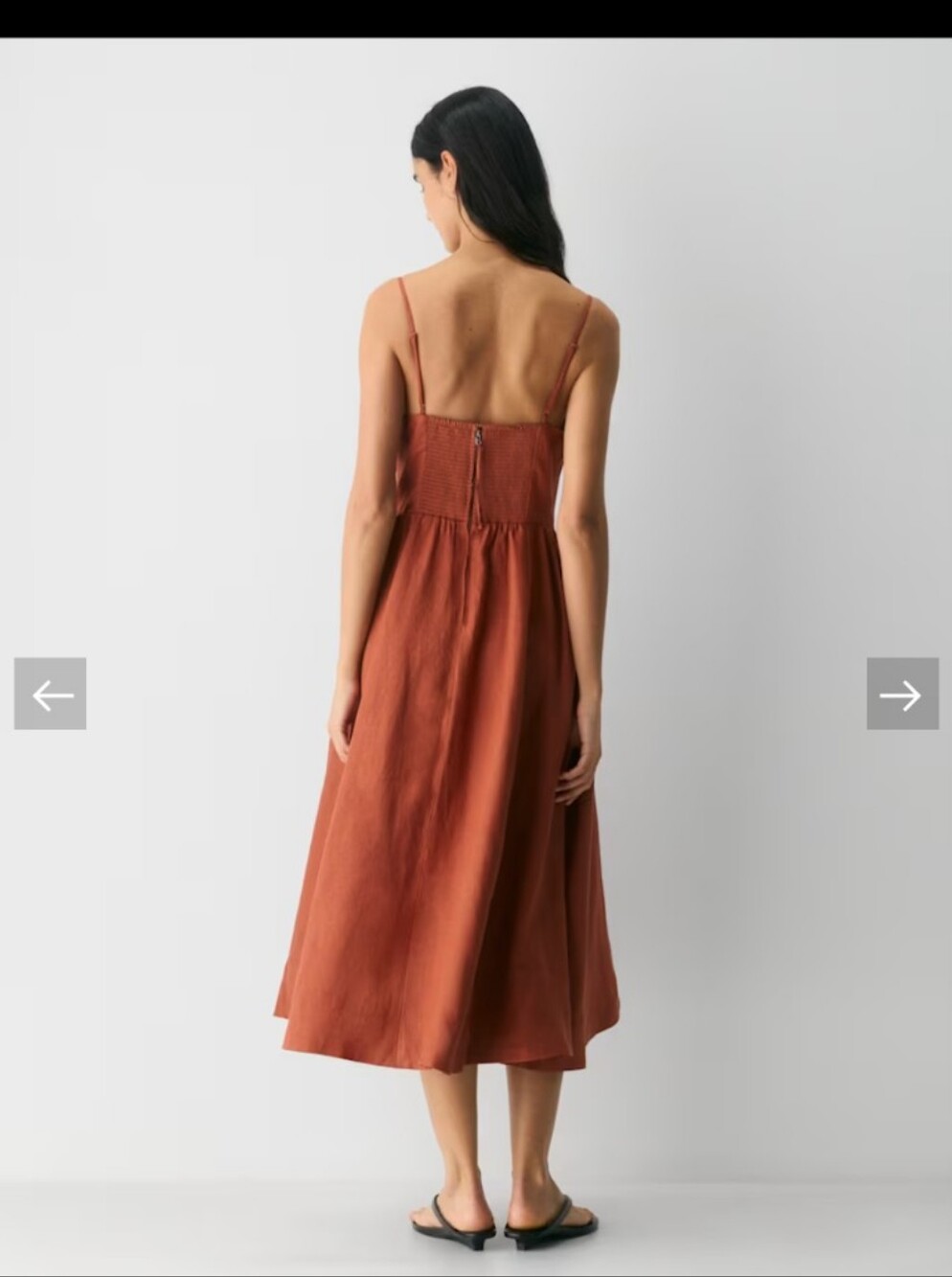 Wilfred Technique Linen Dress NWT